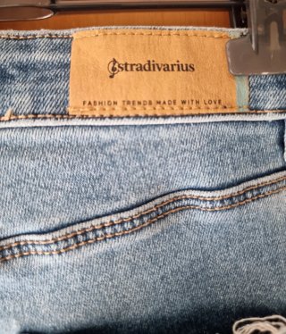 Jeans Stradivarius Blu Taglia 36