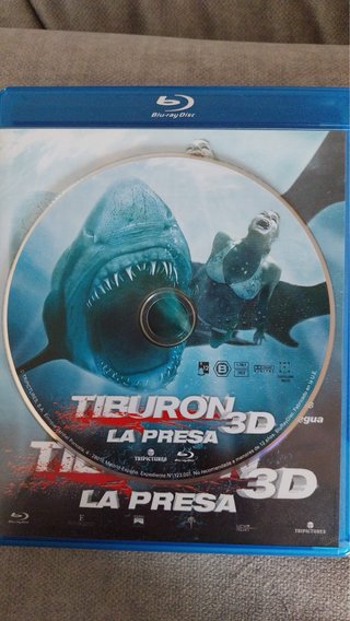 Blu-ray Tiburón 3D La Presa