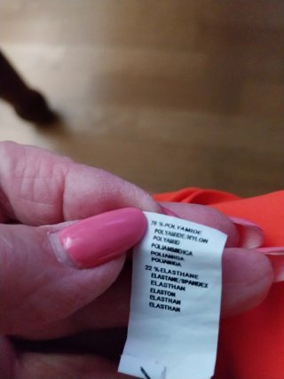 Bikini Antigel naranja-rosa T40