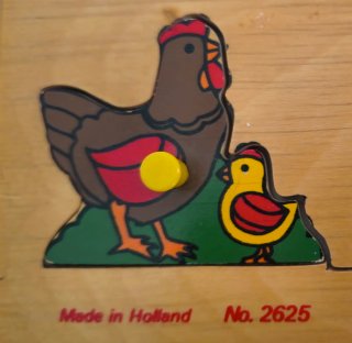 Puzzle holandés antiguo