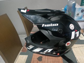 Casco Moto Cross Infantil Negro