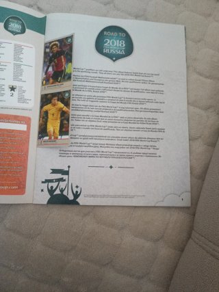 Álbum Panini Road to 2018 Rusia Vacío