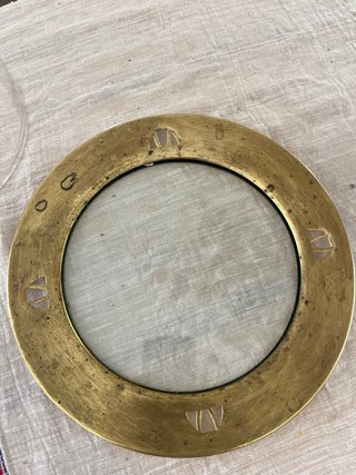 Quesera antigua plato metal