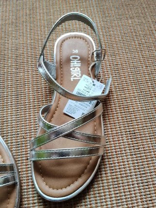 Sandalias plateadas Oh! Girl talla 36