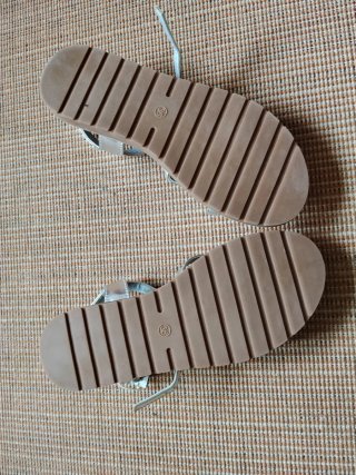 Sandalias plateadas Oh! Girl talla 36