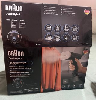 Plancha Vapor Vertical Braun QuickStyle 7 GS707