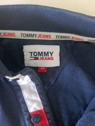 Tommy Jeans Polo Corto XS Azul Marino