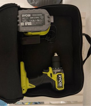 Taladro Percutor Ryobi ONE+ HP 60 Nm + Batería 2Ah