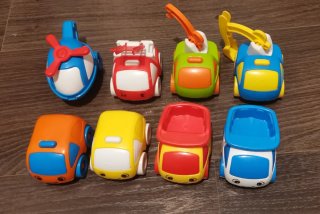 Lote 8 Juguetes Vehículos Niños