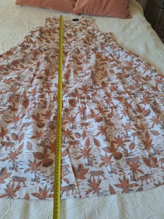 Vestido de lino talla grande.