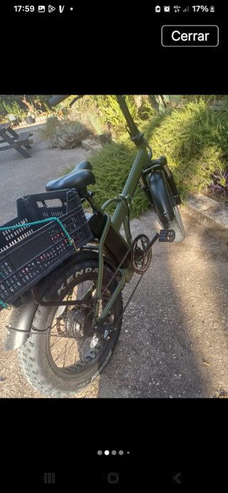 Bicicleta eléctrica plegable