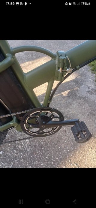 Bicicleta eléctrica plegable