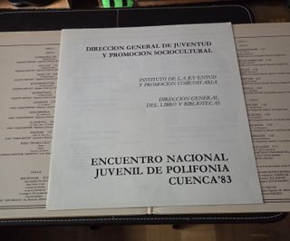 Vinilo LP Polifonía Juvenil Cuenca 1983