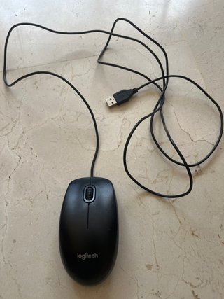 Ratón Logitech USB Negro