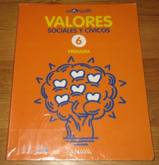 LIBRO VALORES 6º PRIMARIA