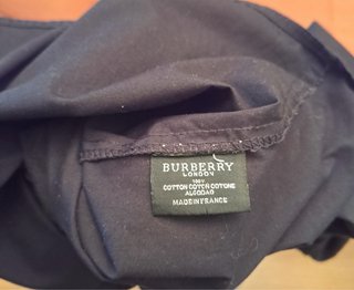 Camisa Burberry Mujer Negra Talla XXL vintage