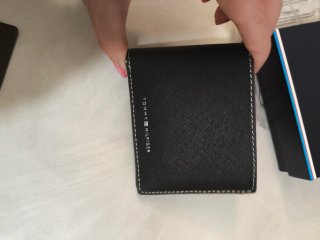 Portafoglio uomo Tommy Hilfiger nero