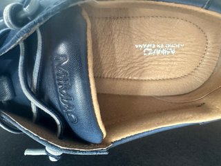 Zapatillas Mimao Azul Marino piel