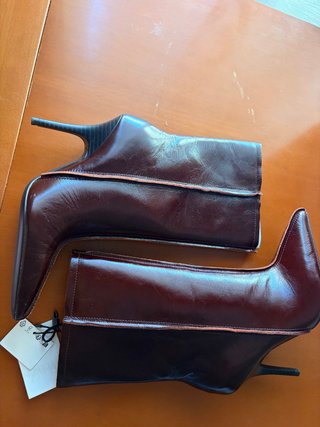 Botines de piel marrones