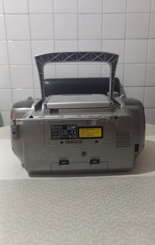 Radio CD/Cassette Bench Plata/Negro