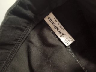 Minifalda negra Stradivarius Talla L
