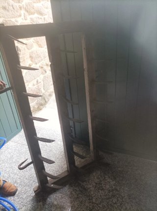 Utensilio labranza antiguo ~130 años