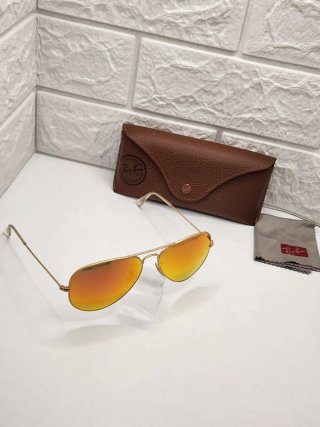 Gafas de sol Ray-Ban Aviator Doradas Naranja