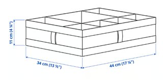 SKUBB Caja organizadora blanca