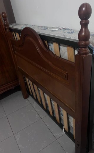 Cabecero de madera para cama de 90
