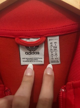 Chaqueta Adidas Originals Roja Talla S
