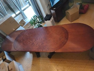 Mesa comedor madera maciza grande