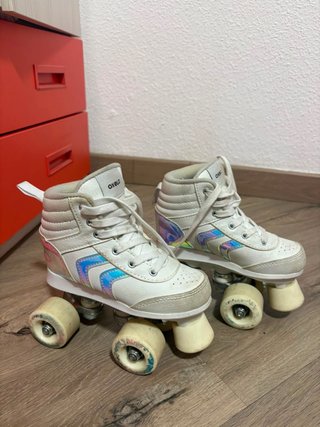 Patines Oxelo blancos talla 31