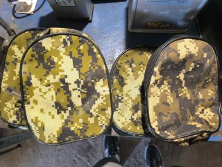 Fundas para carretes de pesca camuflaje