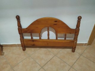 2 Camas de Madera para Colchón 180cm