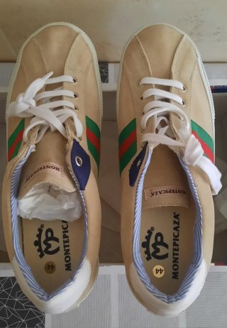 Zapatillas Montepicaza Beige y Verde