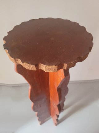 Piedistallo Legno Antico Anni '50