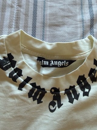 Camiseta Palm Angels Beige Hombre