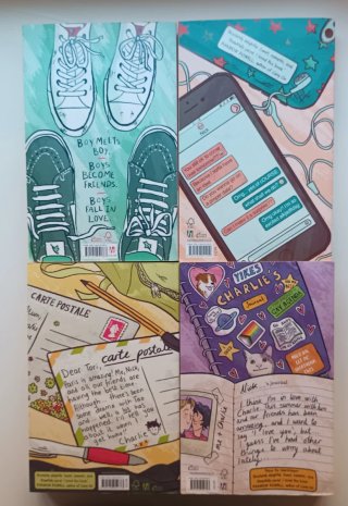 Lote 4 Libros Heartstopper Vol 1-4 (Inglés)