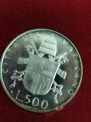 Vaticano serie divisionale 1979 con lire 500 ag