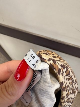 Abito Moschino fantasia leopardata
