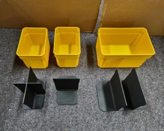 Lote de 10 separadores cajas 92mm Profundo stanley