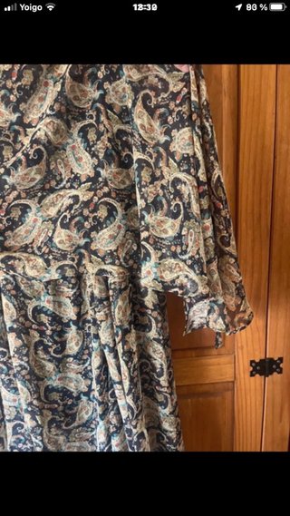 Falda larga Zara paisley