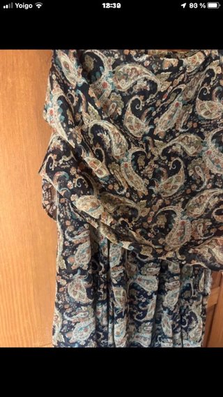Falda larga Zara paisley