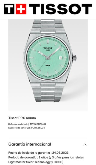 Tissot PRX Tiffany 40mm