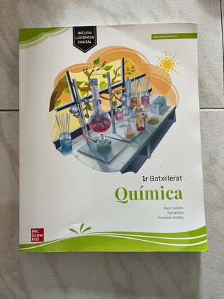 Libro quimica 1º bachillerato