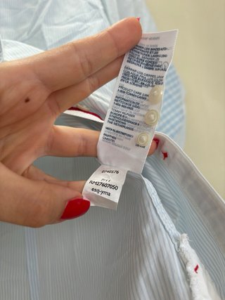 Camicia Tommy Hilfiger righe azzurre
