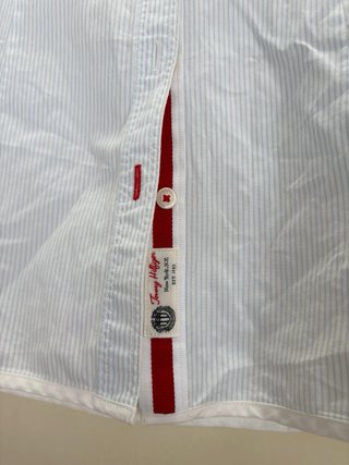 Camicia Tommy Hilfiger righe azzurre