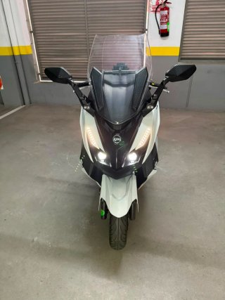 SYM Cruisym 125 ABS Maxi Scooter Gris/Blanco