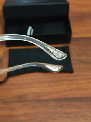 Gafas Chrome Hearts Transparentes y Plateadas