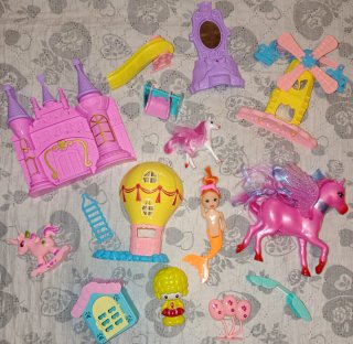 giochi castello mongolfiera sirenetta pegaso nuovi